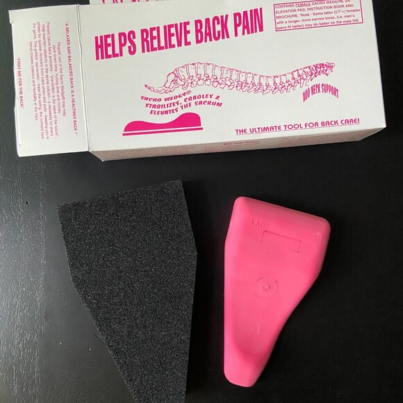 The Female Sacro Wedgy® - Self Care Product for Sciatica, Back, Hip & Knee Pain - Picture 3 of 6